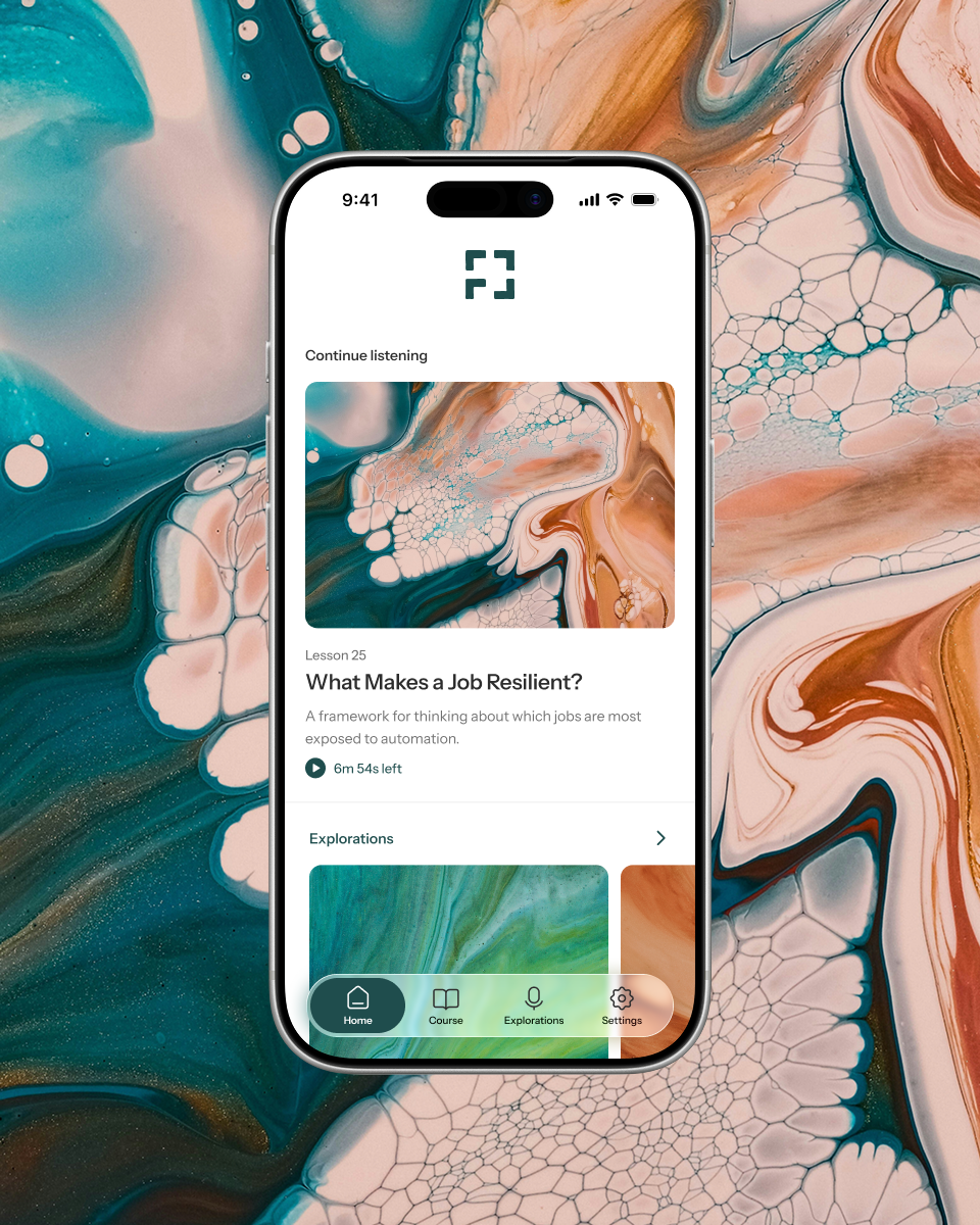 The Framework app lesson player