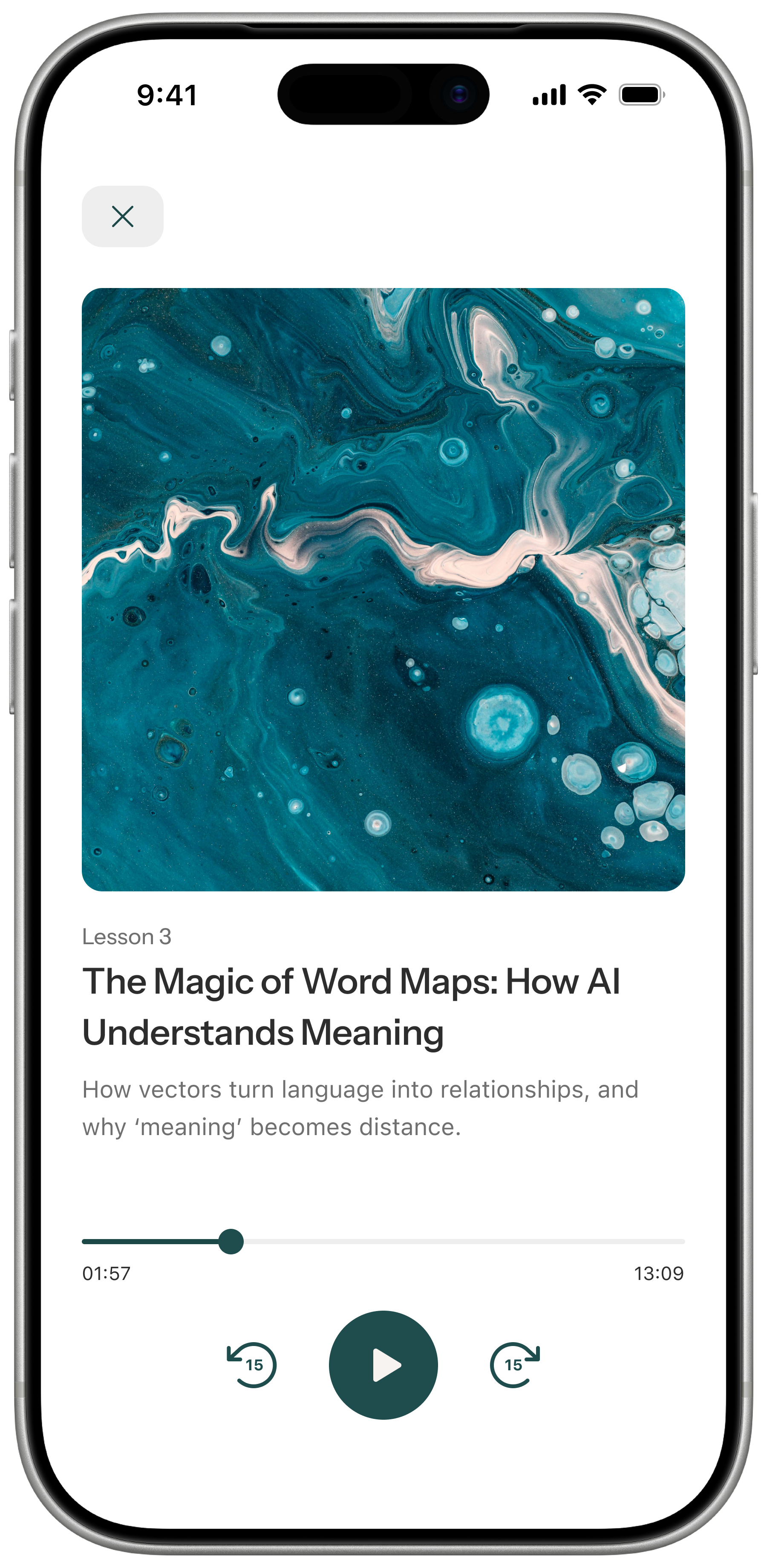 The Framework lesson player